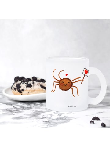 Mr. & Mrs. Panda glastasse Spinne Agathe Motivation ohne Spruch in Transparent