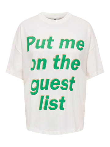 JDY T-Shirt 'CARLA' Weiß