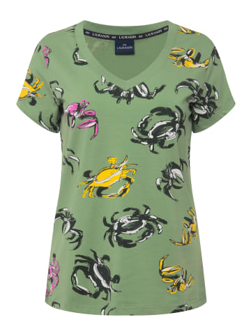 LAURASØN Shirt in moosgrün