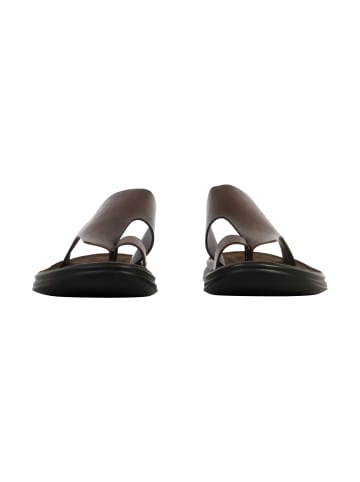 ELONG Flache Sandalen zum Reinschlüpfen Braun