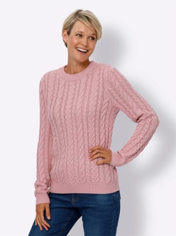 Sieh an! Langarm-Pullover in hortensie