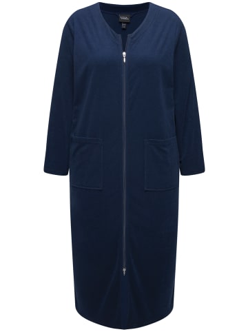 Ulla Popken Bademantel in nachtblau
