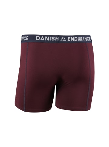 DANISH ENDURANCE Boxershorts Classic Trunks in navy/green/bordeaux