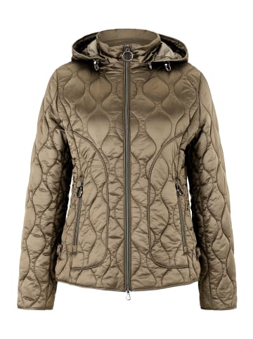 Betty Barclay Outdoorjacke mit abnehmbarer Kapuze in Taupe