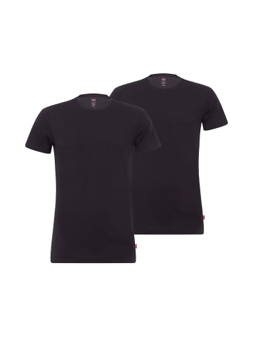 Levi´s T-Shirt 2er Pack in Schwarz