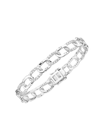 Giorgio Martello Milano Armband Mit Zirkonia in Silber