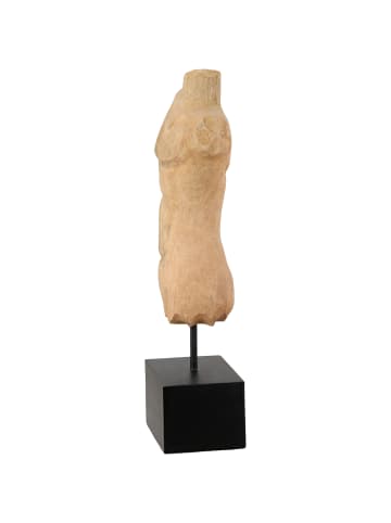 GILDE Skulptur Torso naturfarben - (H) 41,5 cm