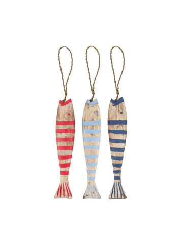 exotic living Deko Fische Maritim 3er Set