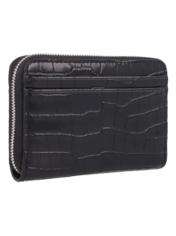 Lacoste Chantaco Classics Geldbörse RFID Schutz Leder 12 cm in noir