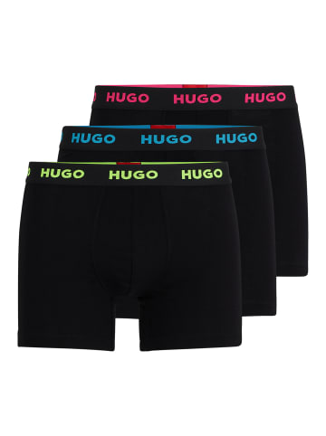 HUGO Boxershort 3er Pack in Schwarz