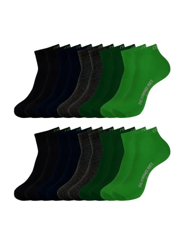 One Strange Rock 10 Paar Quarter Socken in Mehrfarbig