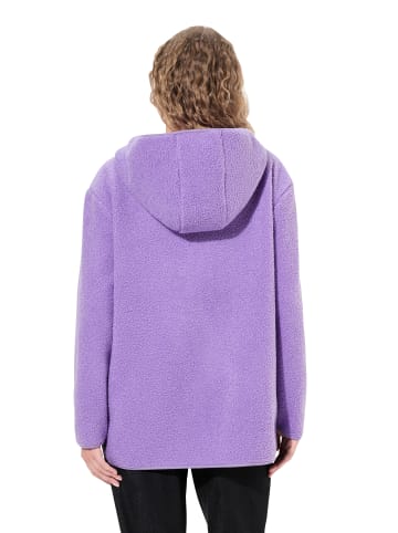 Ulla Popken Hoodie in blaues flieder