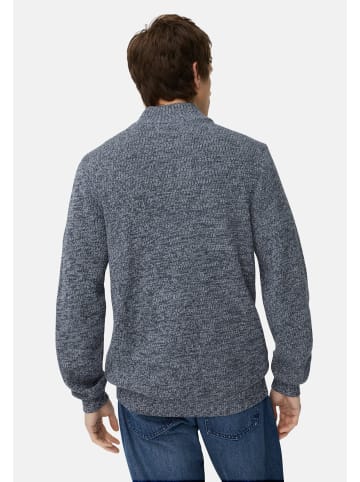 Camel Active Strick-Troyer mit melierter Struktur in Tintenblau