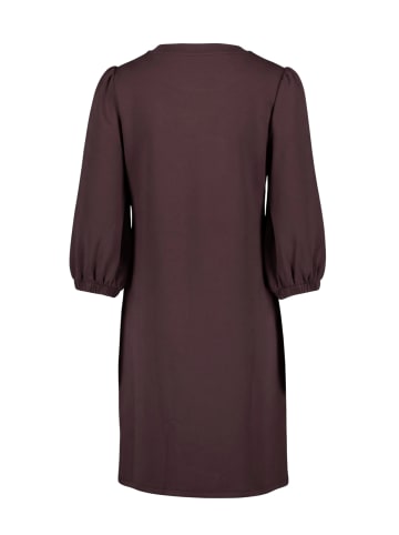 Zero Sweatkleid mit 3/4 Arm in Chocolate Plum