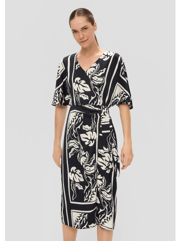 s.Oliver BLACK LABEL Kleid kurz in Schwarz