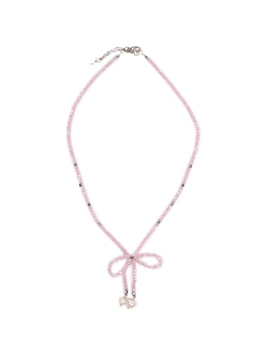 collezione alessandro Kurze Kette " Schleife " in rosa