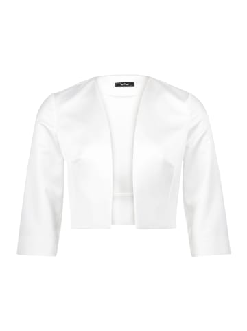 Vera Mont Bolero-Jacke mit Kellerfalten in Rohweiß