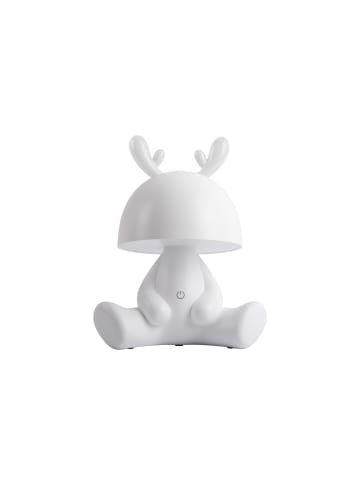 Leitmotiv Nachtlicht für das Kinderzimmer DEER in Weiß, (B) 17 x (H) 27 x (L) 22 cm
