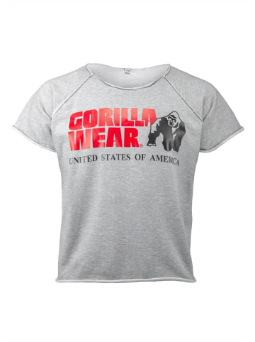 Gorilla Wear T-shirt - Classic Workout Top - Grau