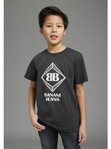 Bruno Banani T-Shirt in schwarz meliert
