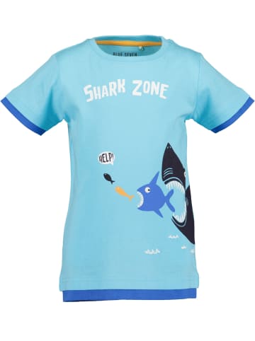 Blue Seven Kids Blue Seven® Jungen T-Shirt Hai Doppelshirt Optik