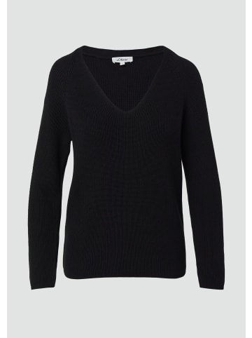 s.Oliver Strickpullover in 9999_schwarz