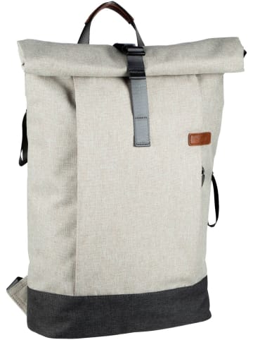 Zwei Rolltop Rucksack Benno BE250 in Creme