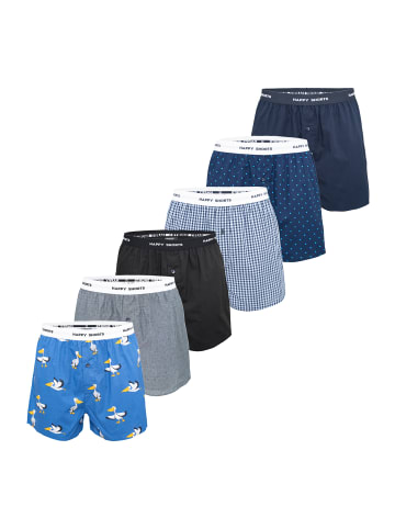 Happy Shorts Boxer Mix in Pelikan-Geo