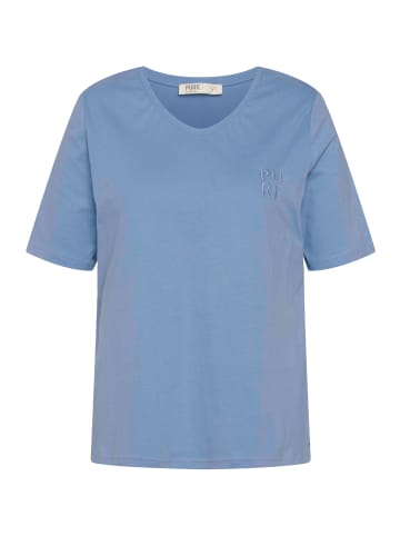 Ulla Popken Shirt in violett blau