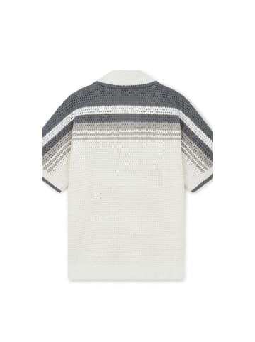 Casablanca  Tennis Crochet Hemd in grau