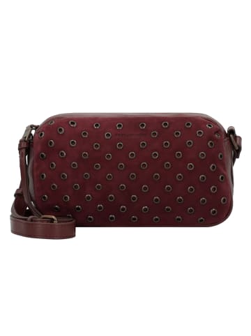 FREDs BRUDER Hey You Rock Umhängetasche Leder 28 cm in red wine