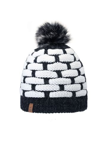 mh michael heinen mh michael heinen Wintermütze MH-24-2 in schwarz-weiß