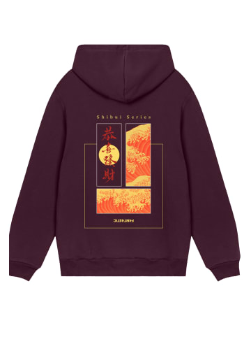 F4NT4STIC Hoodie Shibui Series Japan Streetstyle in maroon