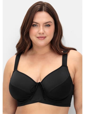 sheego Bikini-Oberteil in schwarz