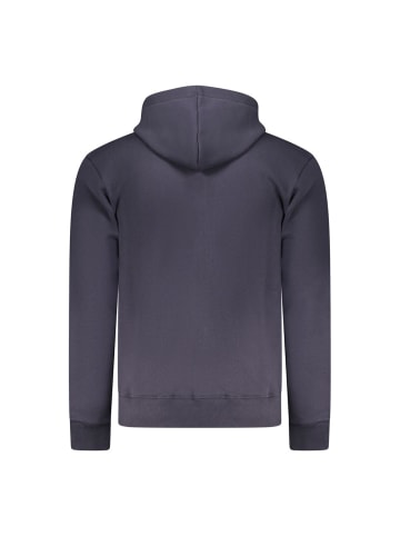 Coveri Moving Blau Baumwolle Herren mit Kapuze Sweatshirt
