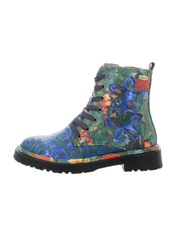 LAURA VITA Schnürstiefeletten in Grün