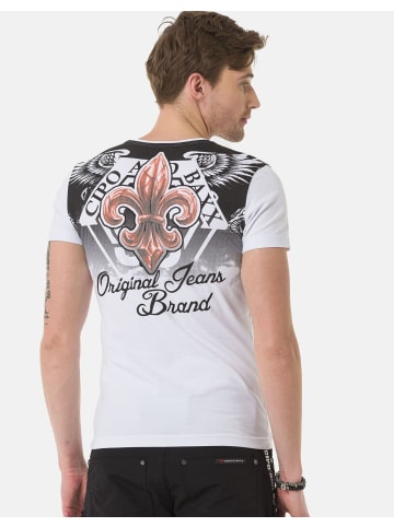 Cipo & Baxx T-Shirt in WHITE