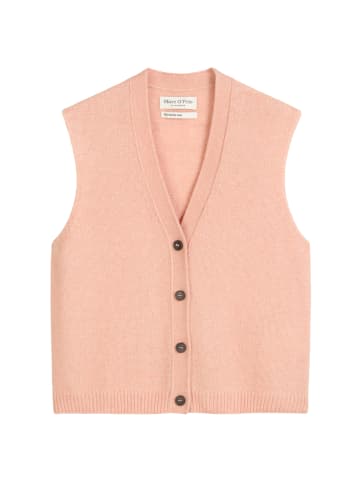 Marc O'Polo Ärmellose Strickweste relaxed in Pastel Rose
