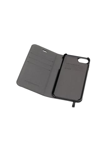 Moleskine Klassische Tasche für Iphone 6Plus/6SPlus/7Plus/8Plus, Standfunktion in Schwarz