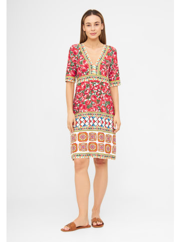 TOOCHE Kleid "La Rosa" in Mehrfarbig