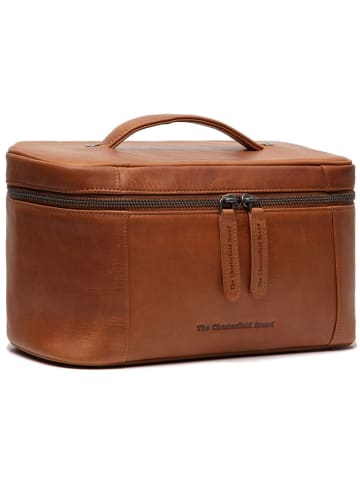 The Chesterfield Brand Wax Pull Up Kulturbeutel Leder 29 cm cognac