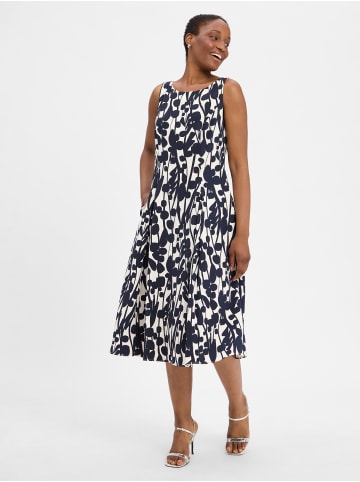 Vera Mont Kleid in marine ecru - 0001