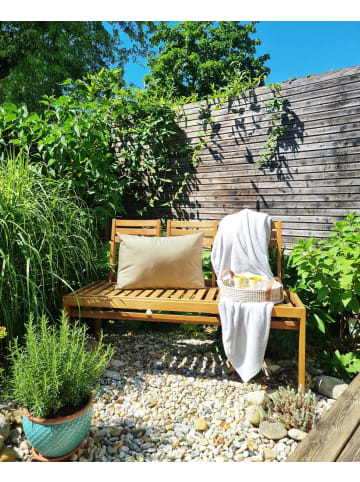 JACK 2er Set Outdoor Kissenhülle 40x60cm Uni in Taupe