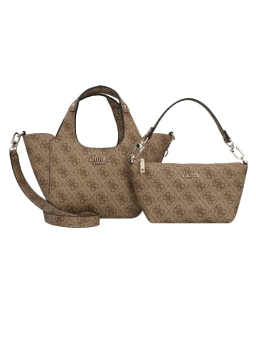 Guess Calista Handtasche 27 cm in latte logo