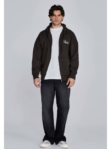 SikSilk Sweatjacke Essentials Full Zip in Brown