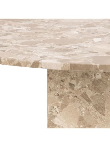 ebuy24 Esstisch Naxos Braun 130 x 130 cm