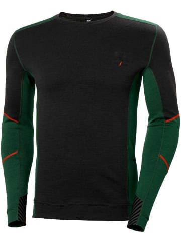 Helly Hansen Longsleeve "Lifa Merino Crewneck" in Grün