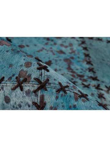 Arte Espina Kurzflor Teppich Voila 125 in türkis - rechteckig