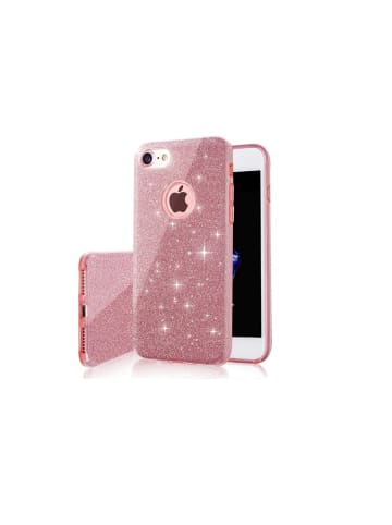 COFI 1453 TFO Glitter 3in1 kompatibel mit iPhone 17 Pro Max rosa Handyhülle in rosa