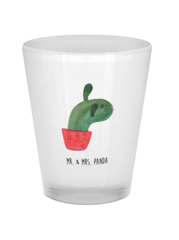Mr. & Mrs. Panda Schnapsglas Kaktus Mama ohne Spruch in Transparent